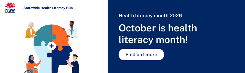 Health literacy month 2026, find out more! Health literacy month 2026, find out more!